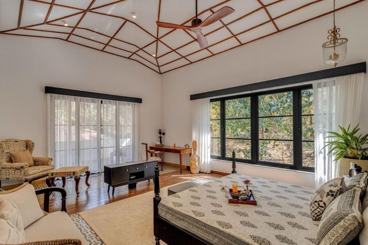 Wadi House - Lux 3Br Villa In Siolim, 4Km To Beach Exterior photo